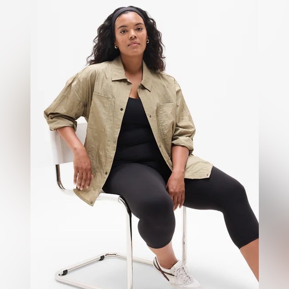 Athleta Lunar Sheen Shirt Medium NWOT - Picture 4 of 13